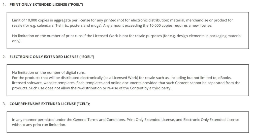 What is an Extended License for Stock Photos And What It Costs