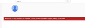 YouTube Account Deleted  Didnt expect that Today was t  Flickr