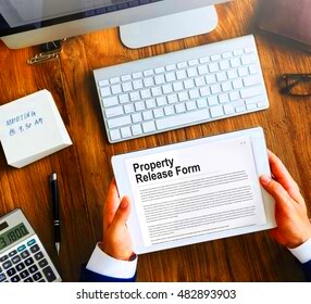 Property Release Form Assets Concept Stock Photo 482893903  Shutterstock