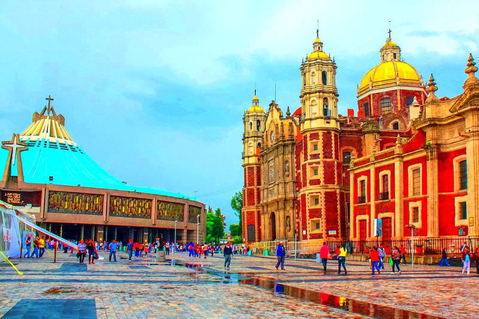 Basilica de Guadalupe in Mexico City  Visit the National Shrine of