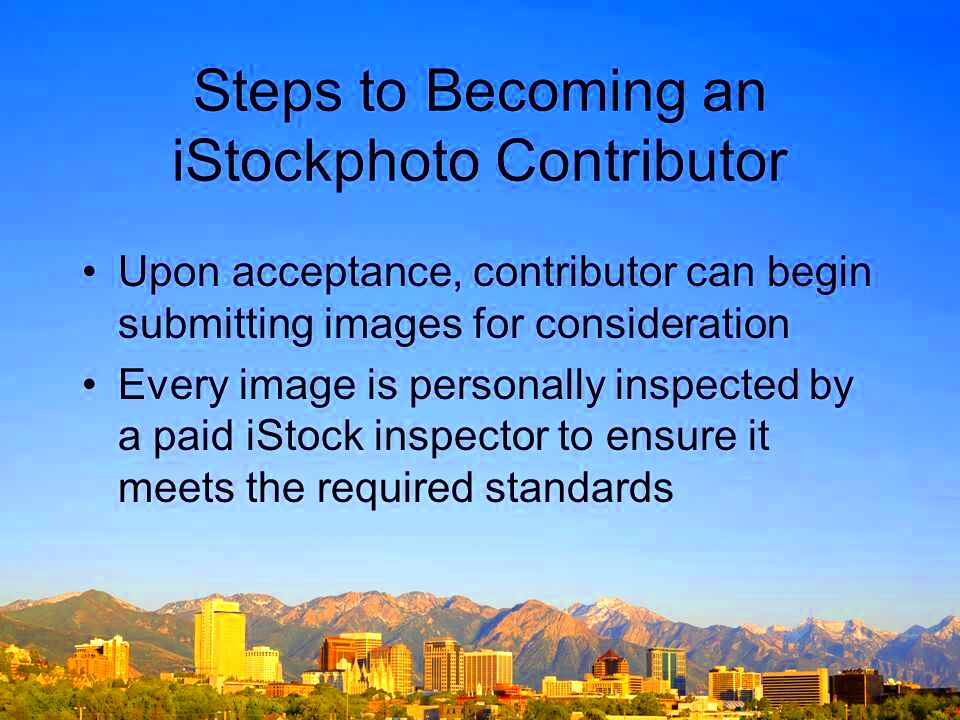 Getting Started in Stock Photography Rich Legg Exclusive Contributor