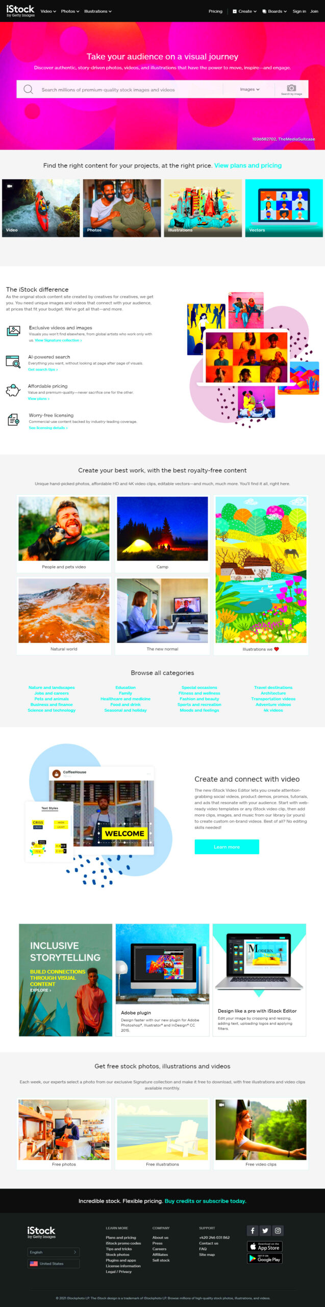 iStockPhoto in 2021  Web Design Museum