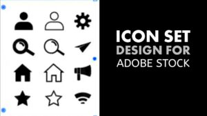 icon design  How to create an icon set for adobe stock  communication