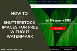 How To Get Shutterstock Images For Free Without Watermark