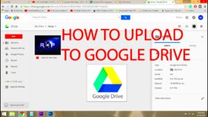 How To Upload a file or video to Google Drive  YouTube