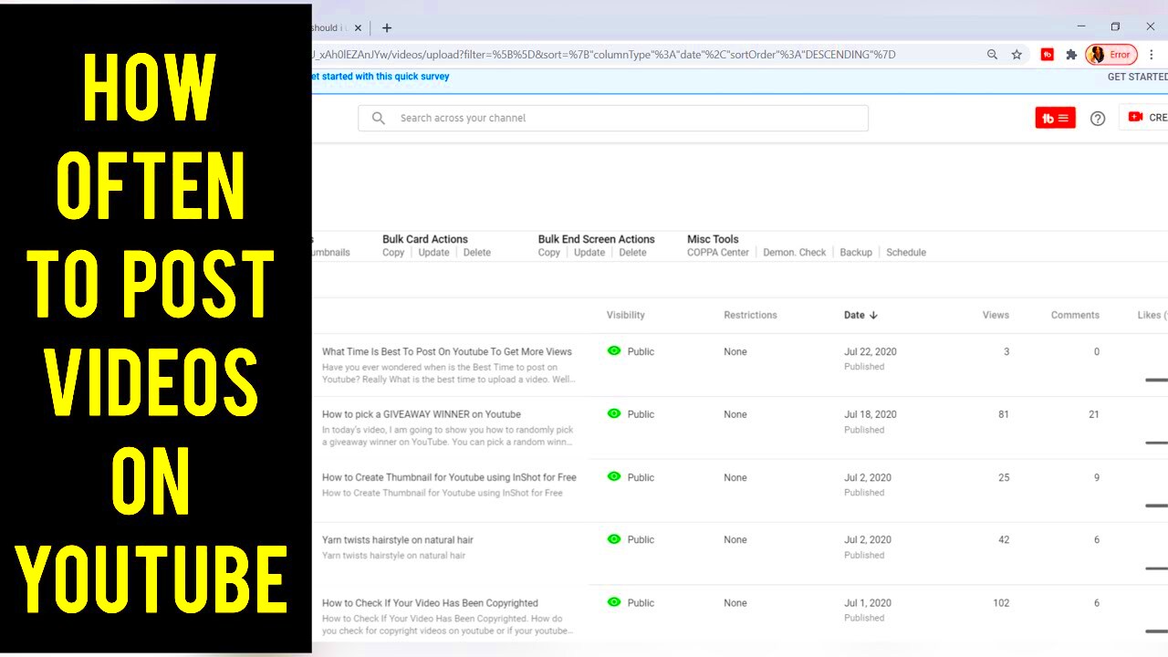 How Often Should You Post on Youtube To Get Views  YouTube