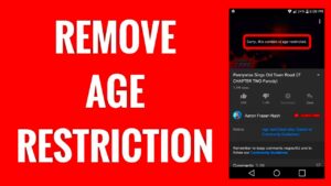 How To Remove Age Restriction On YouTube App Easy  Working  YouTube