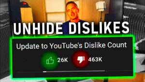 Unhide YouTube Dislikes  How to see Dislike Count on Videos  YouTube