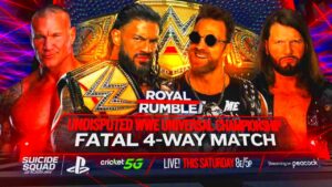 Esta es la cartelera completa y horarios de WWE Royal Rumble 2024