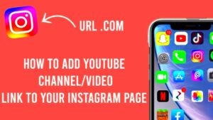 How to add YouTube channelvideo link to your instagram page  YouTube