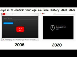 Sign in to confirm your age YouTube History 20082020  YouTube