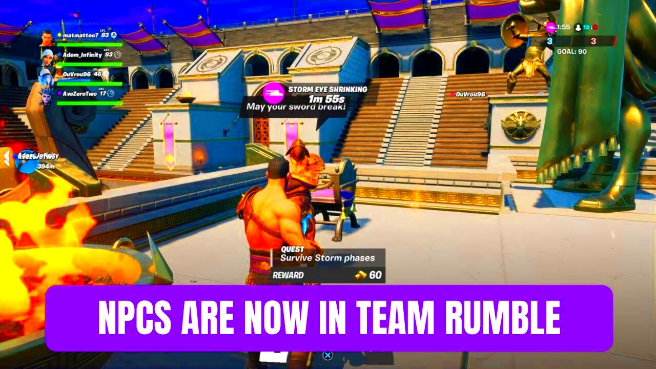 NPCs Are Now In Team Rumble Fortnite  YouTube