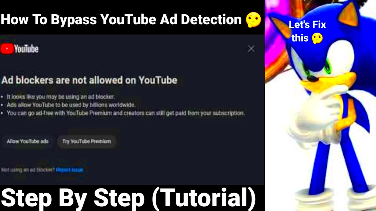 How To Bypass YouTubes Ad Blocker Detection Tutorial Step By Step