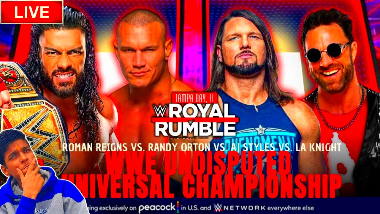 LIVE Roman Reigns In Fatal 4 Way Match At Royal Rumble 2024  WWE