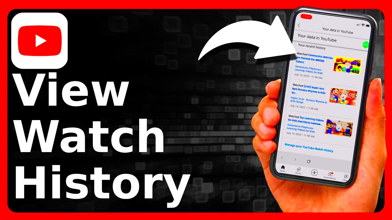 How To View YouTube Watch History  YouTube