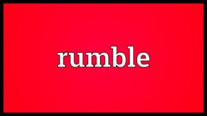 Rumble Meaning  YouTube