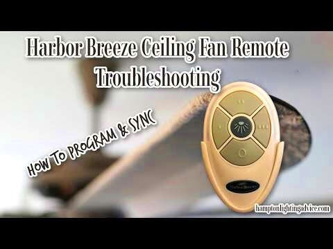 Harbor Breeze Remote No Reset Button  How To Discuss