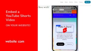 How To Add a YouTube Shorts Video On Your Website Using Embed Code