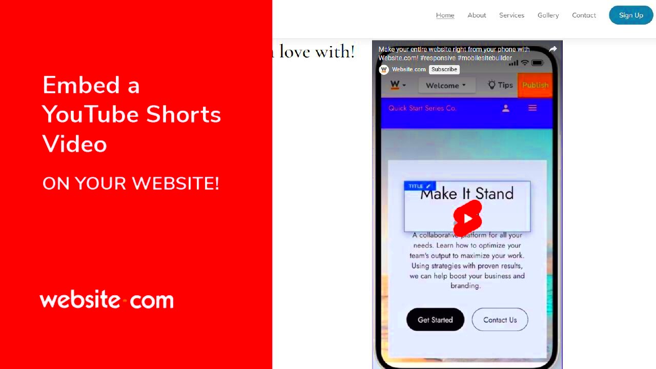 How To Add a YouTube Shorts Video On Your Website Using Embed Code