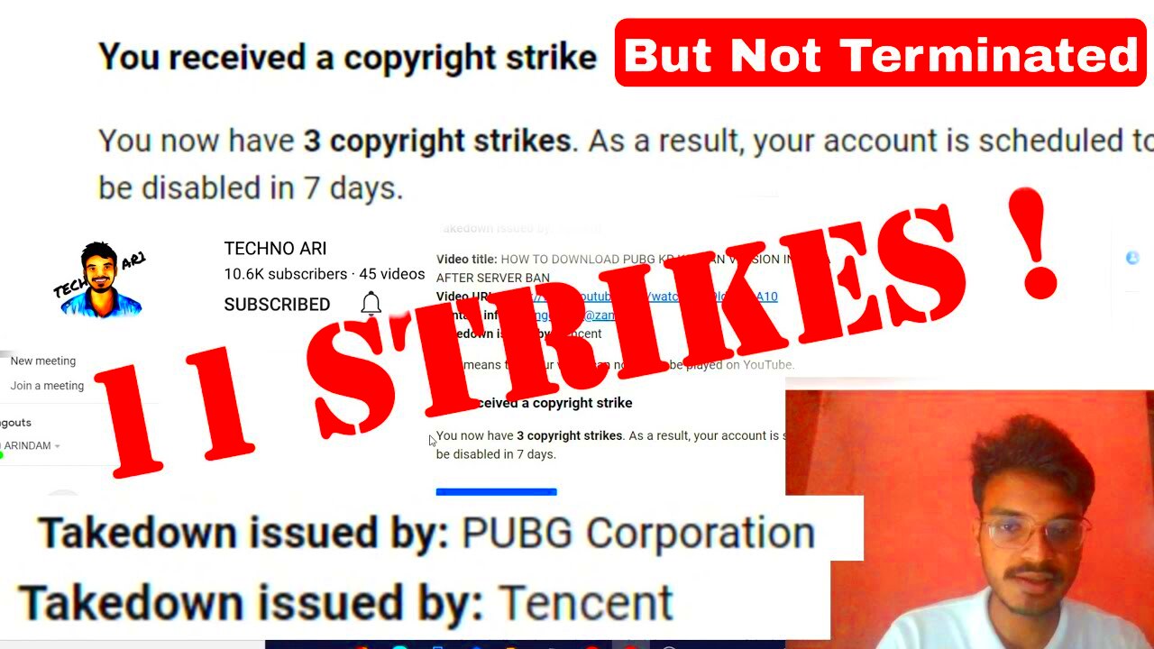 You received 3 copyright strikes  How to Get Back Terminated YouTube