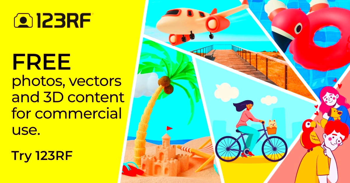 123RF launches one million FREE content for the creator community