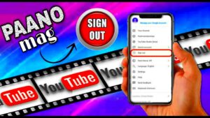 Tutorial on How to Sign out of youtube using your Android Phones