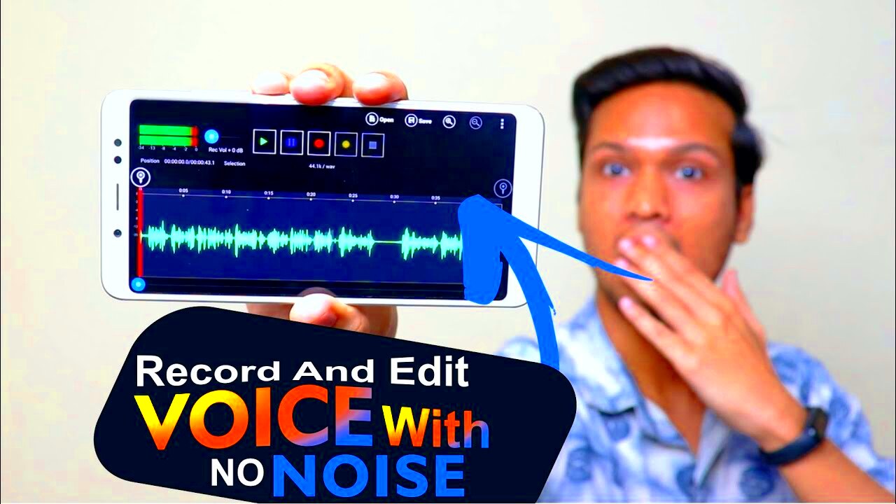 How To Record And Edit Professionally Audio For YouTube Video  Record