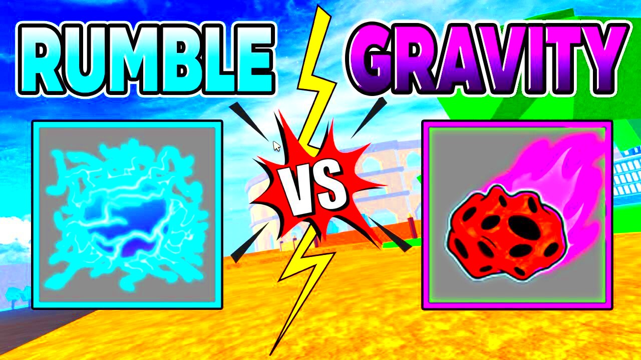 BEST FRUIT Gravity Vs Rumble  Blox Fruit  YouTube