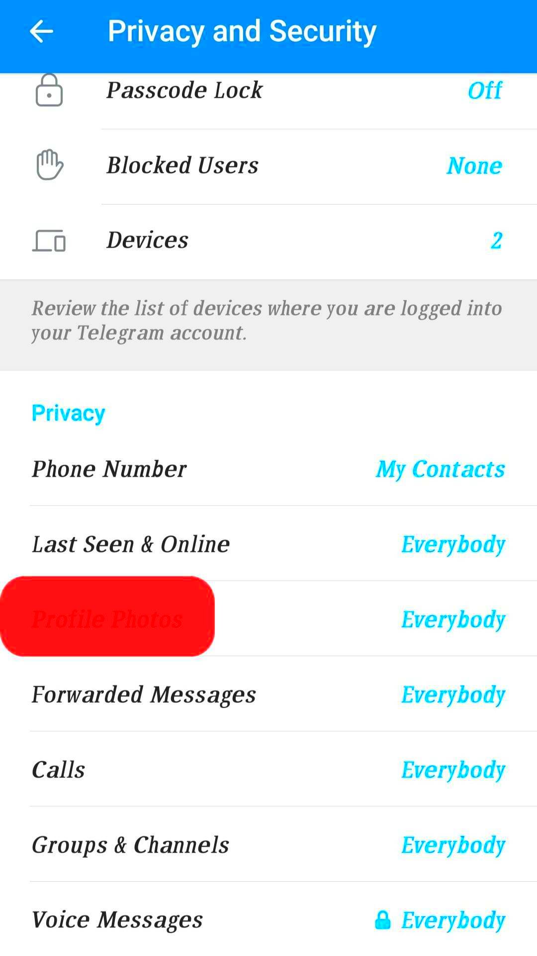 How To Change Privacy Settings on Telegram  ITGeared