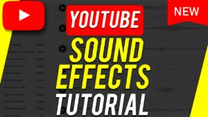 How to Find and Use Sound Effects for YouTube Videos  YouTube