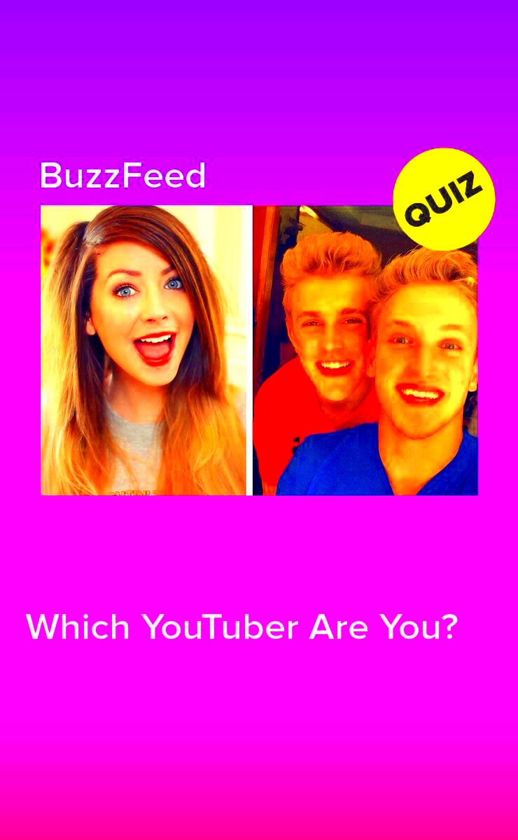 Which YouTuber Are You  Youtuber quiz Youtube Fun quiz