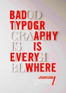 30 Stunning Typographic Posters  Typographic poster Typography