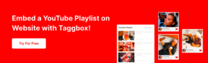 How to Embed a YouTube Playlist on Website  Taggbox