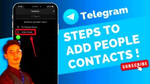 How to Add People on Telegram   YouTube