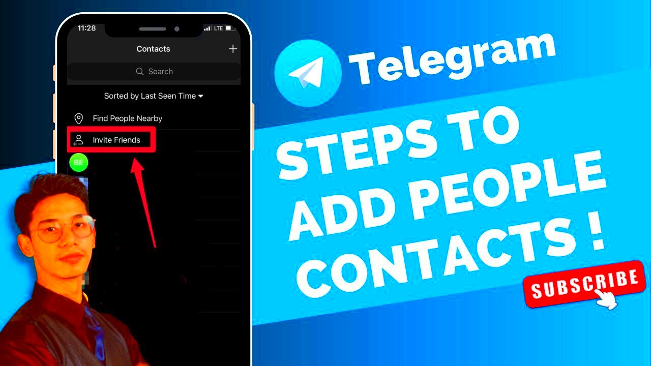 How to Add People on Telegram   YouTube