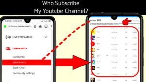 How to See Who Subscribed My Youtube Channel  Who Subscribed My