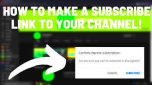 How to Make a Subscribe Link to Your Channel  YouTube