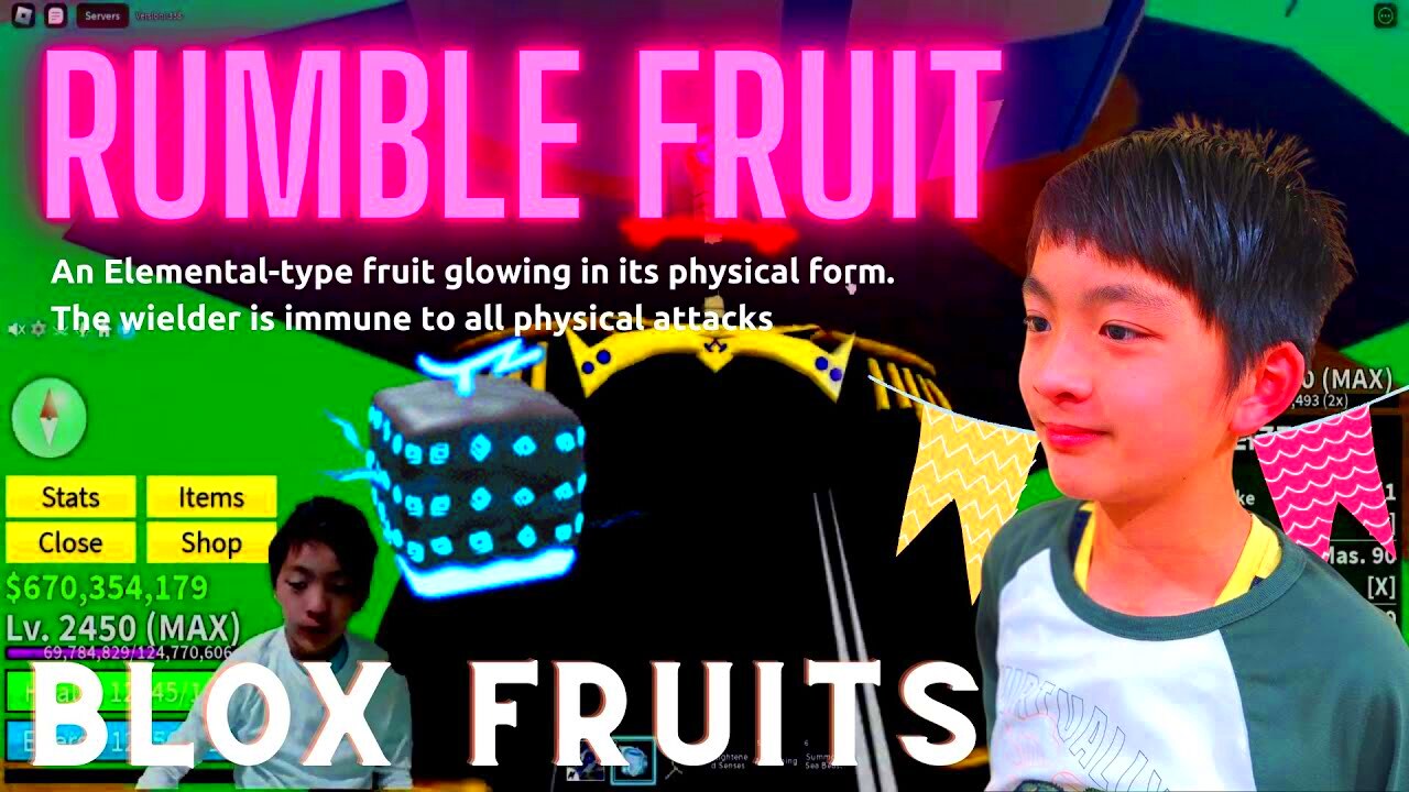 RUMBLE Fruit  Blox Fruits How to Get the RUMBLE Fruit Skill Set of