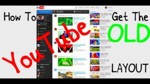 How To Get The OLD YouTube Layout  YouTube