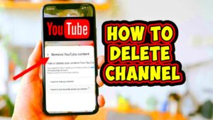 how to delete YouTube channel 2023  Delete your youtube content  YouTube