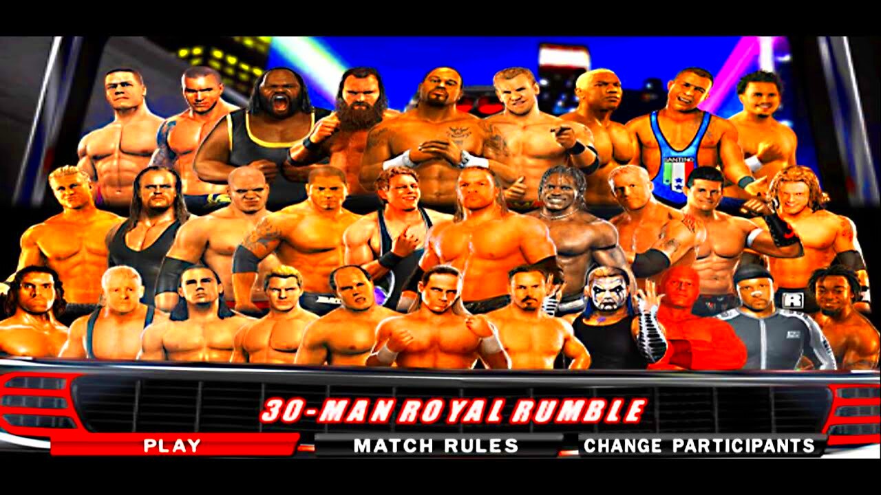 WWE SmackDown vs RAW 2010 30 Men Royal Rumble Match Royal Rumble 2009