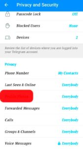 How To Change Privacy Settings on Telegram  ITGeared