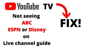 YouTube TV  How to add back ESPN ABC and Disney channels back on