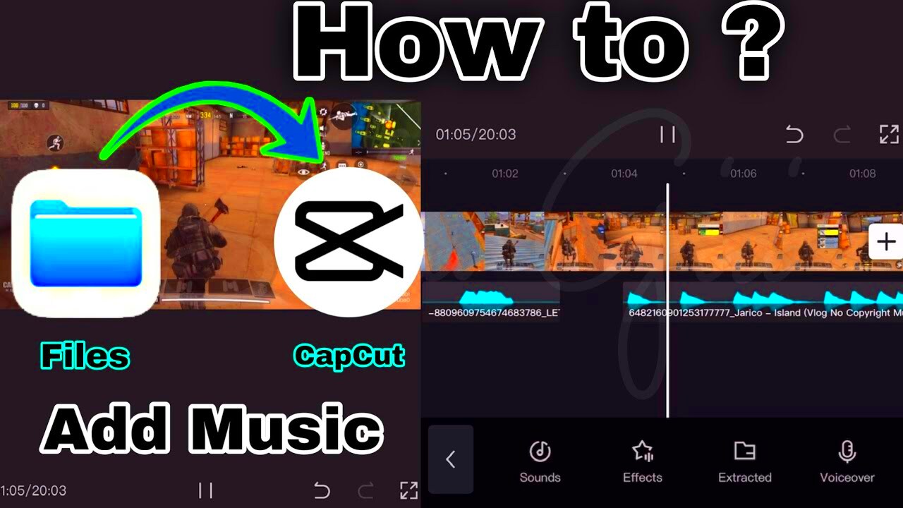 How To Add Music in CapCut From Files App  Import Music From Files