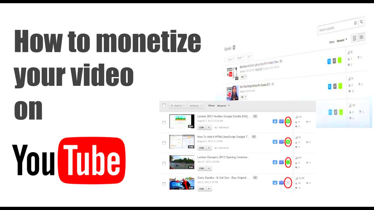 Simple steps on how to monetise your videos on YouTube  YouTube