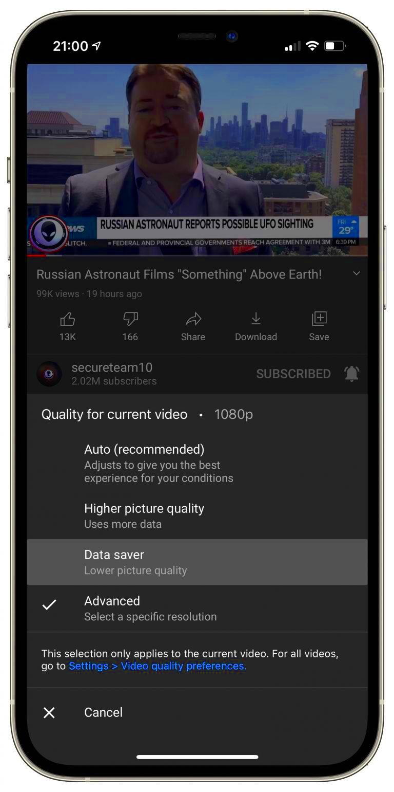 How to adjust the YouTube video quality for the best viewing experience