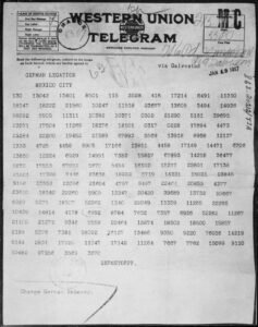 Zimmermann Telegram in World War I