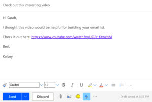 How to embed a YouTube video in an email stepbystep guide