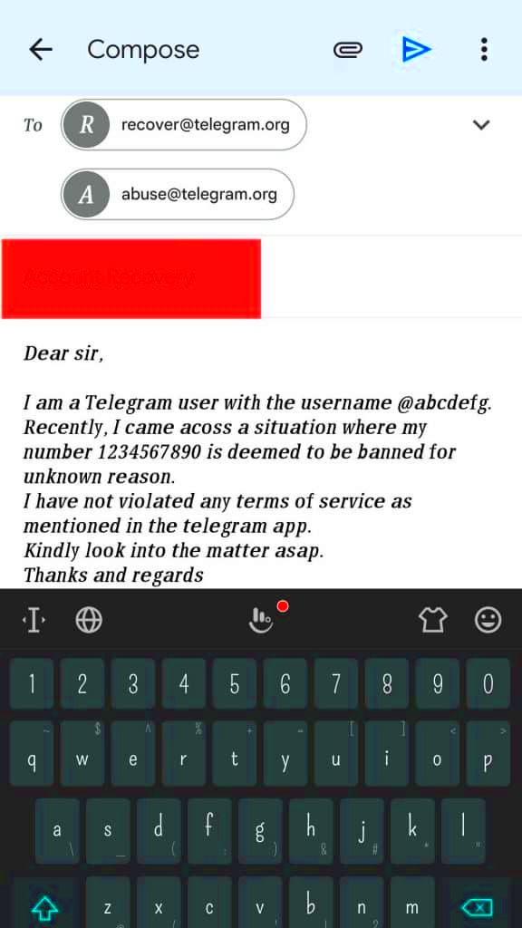 Why Is My Number Banned on Telegram  ITGeared