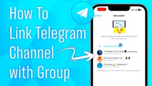 How to Link Telegram Channel with Group  YouTube